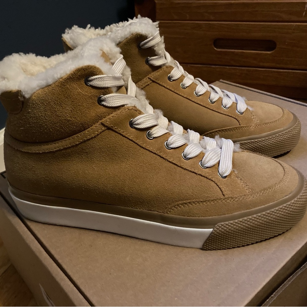 Rag & Bone Army High Top Shearling Lined Sneaker